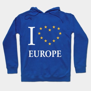 I Love Europe / I Heart Europe Hoodie